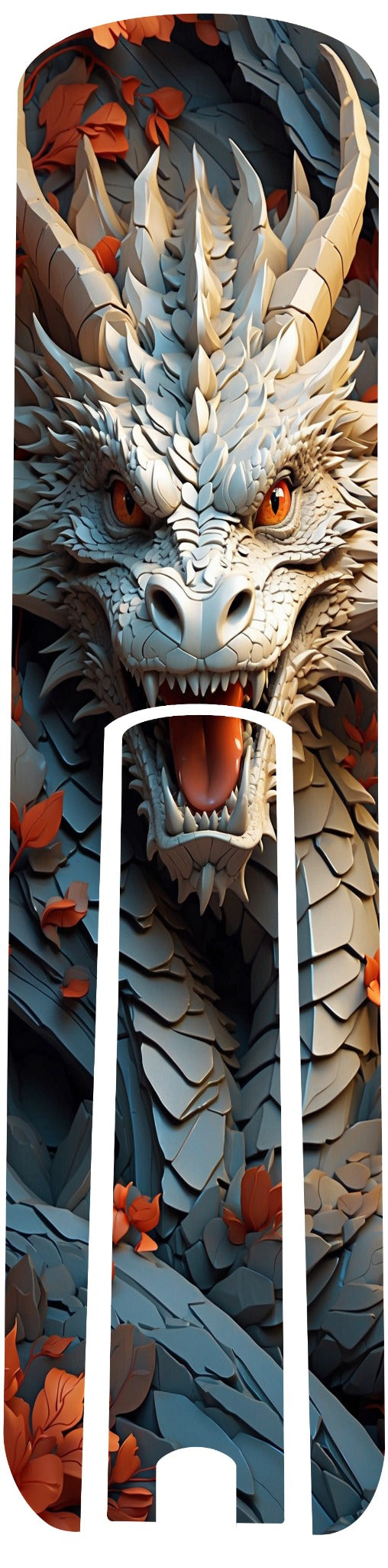 Drache Weiß-Orange