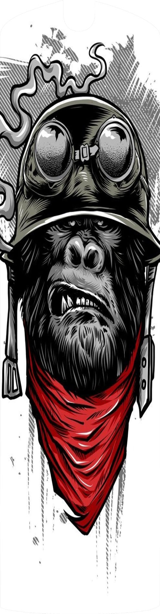 Gorilla Helm Weiß