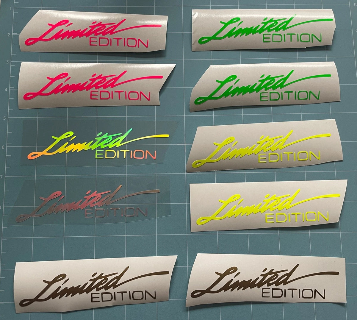 Limited Edition ( 2 er Pack ) - Aufkleber / Sticker - Fahrrad / Auto / MX / MTB / DH