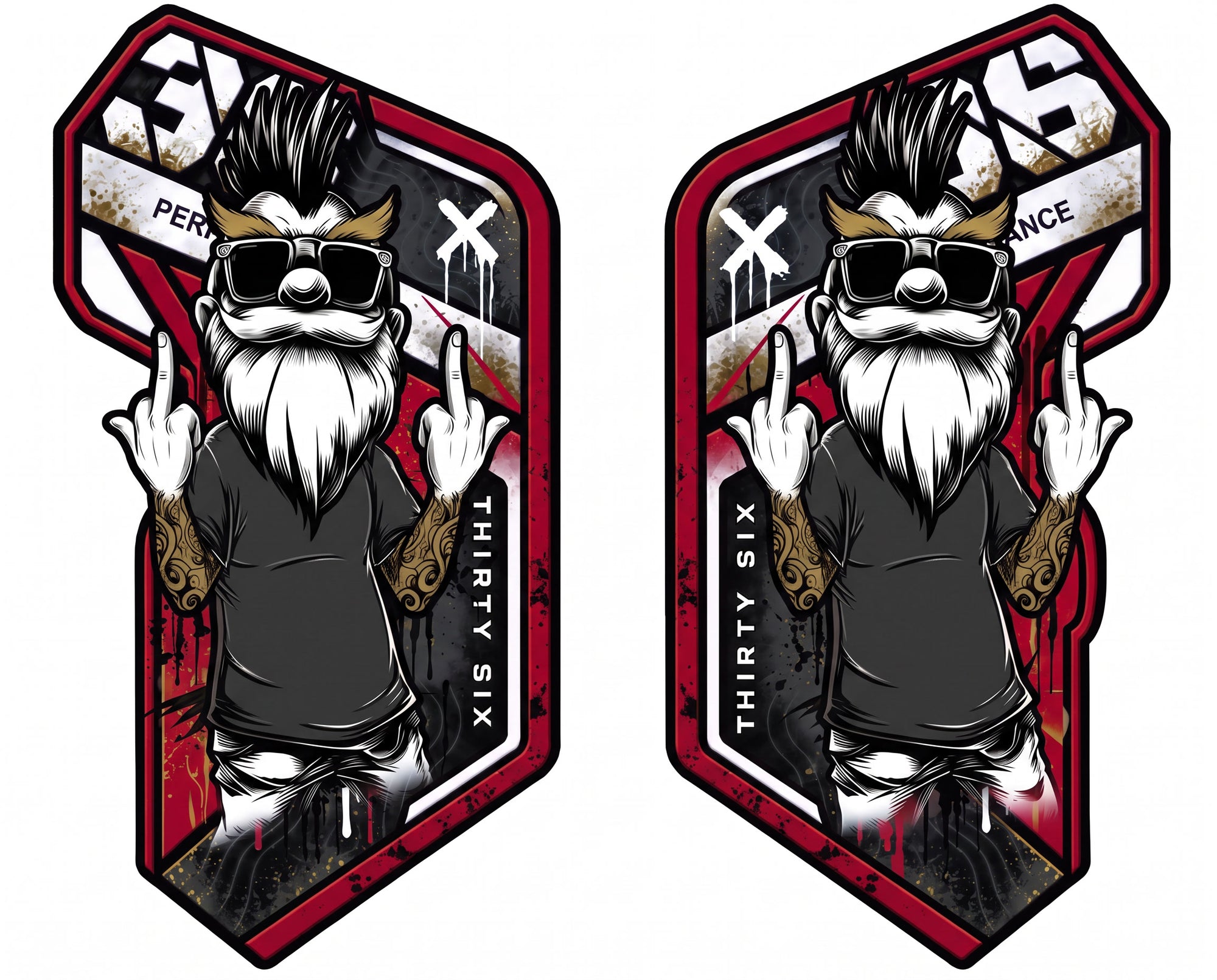 Fox / Federgabel UV Aufkleber / MTB / E-Bike Gabelaufkleber – Premium UV-Druck | Individuelles Fork Design
