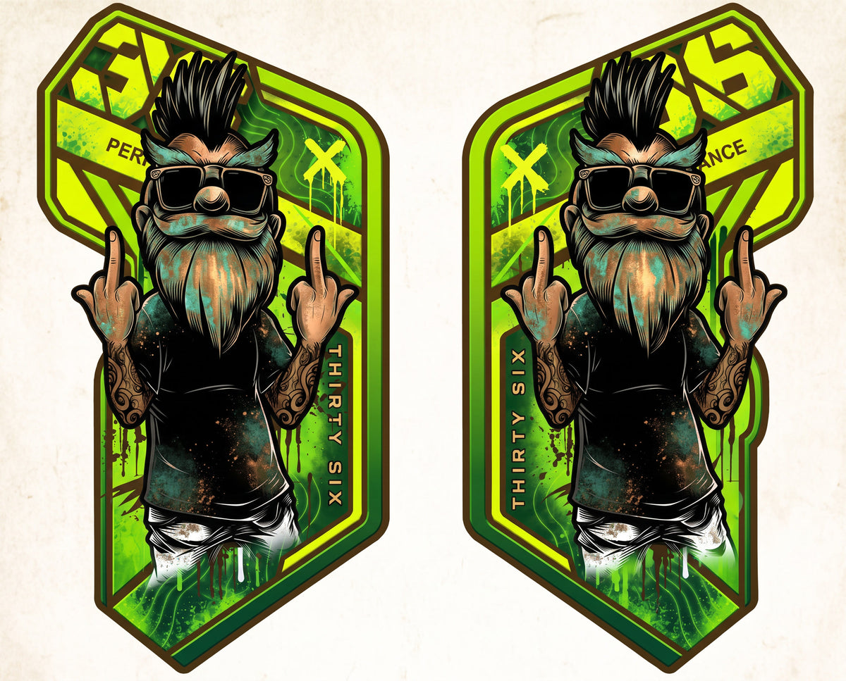 Fox / Federgabel UV Aufkleber / MTB / E-Bike Gabelaufkleber – Premium UV-Druck | Individuelles Fork Design