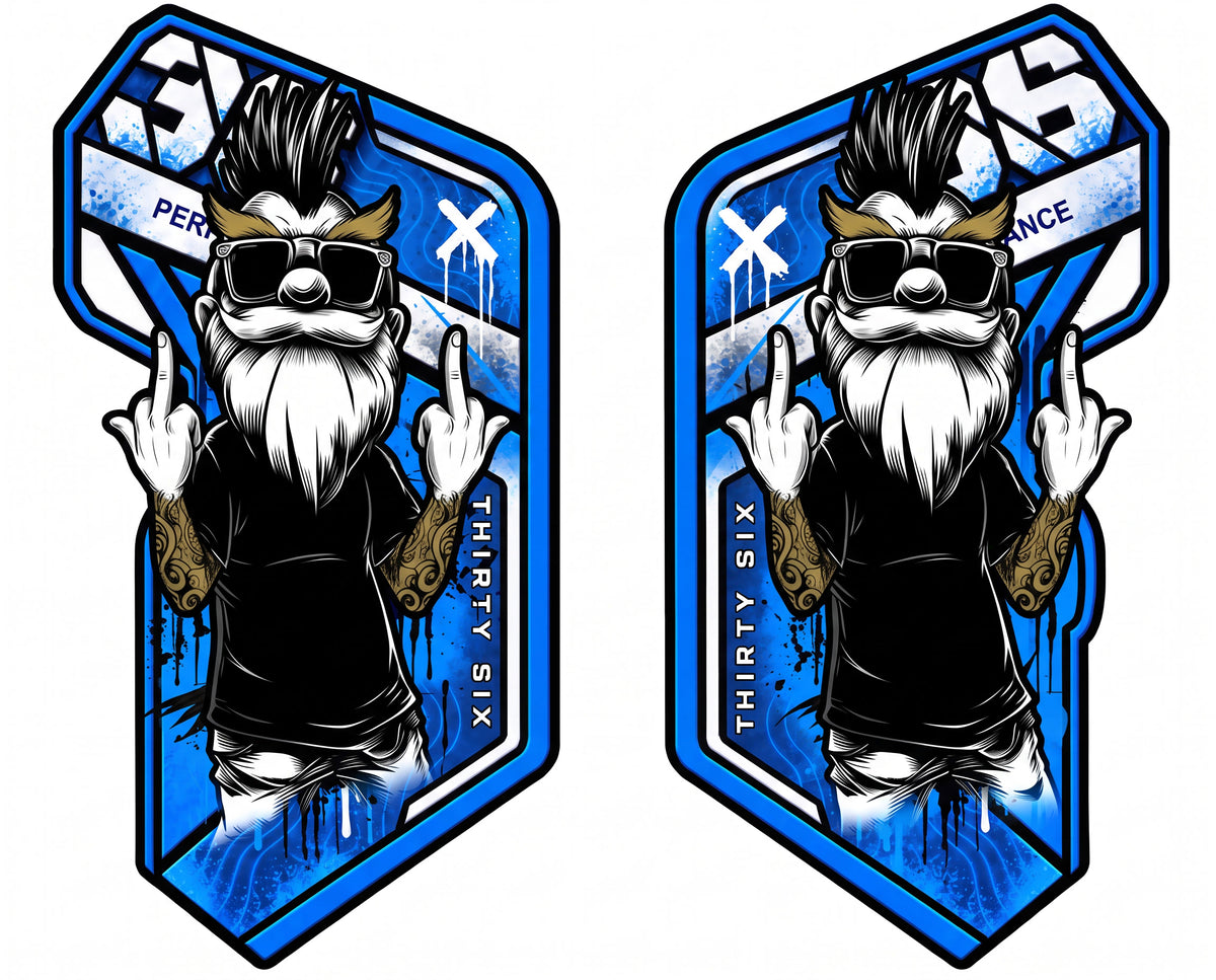 Fox / Federgabel UV Aufkleber / MTB / E-Bike Gabelaufkleber – Premium UV-Druck | Individuelles Fork Design
