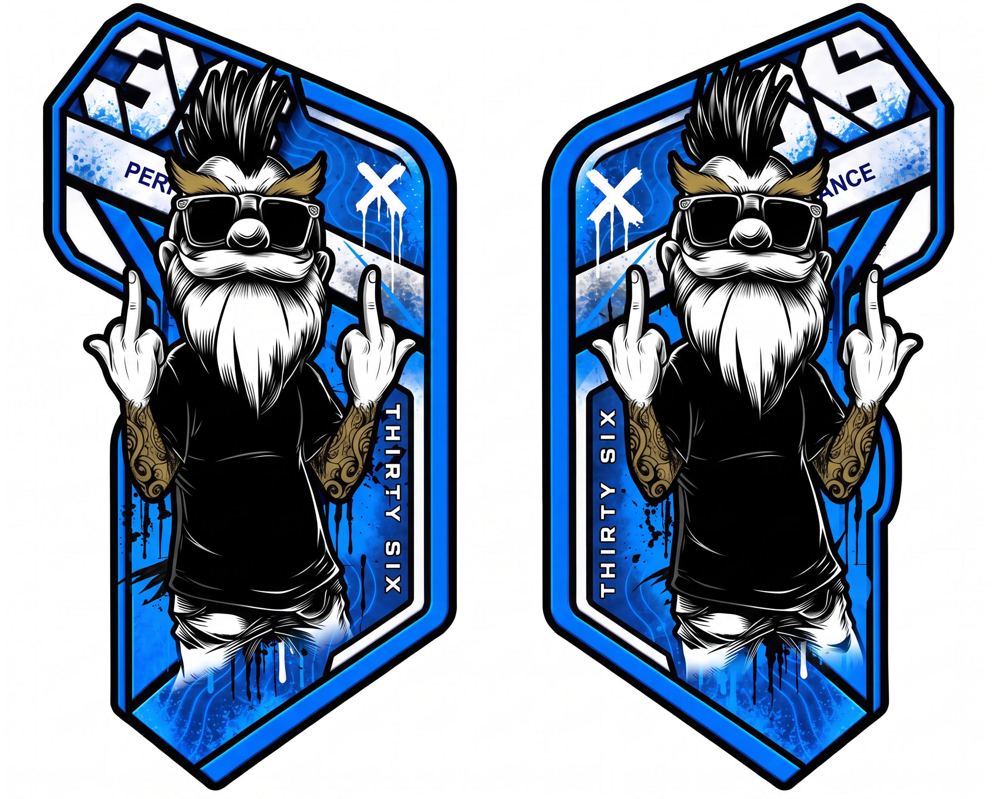 Fox / Federgabel UV Aufkleber / MTB / E-Bike Gabelaufkleber – Premium UV-Druck | Individuelles Fork Design