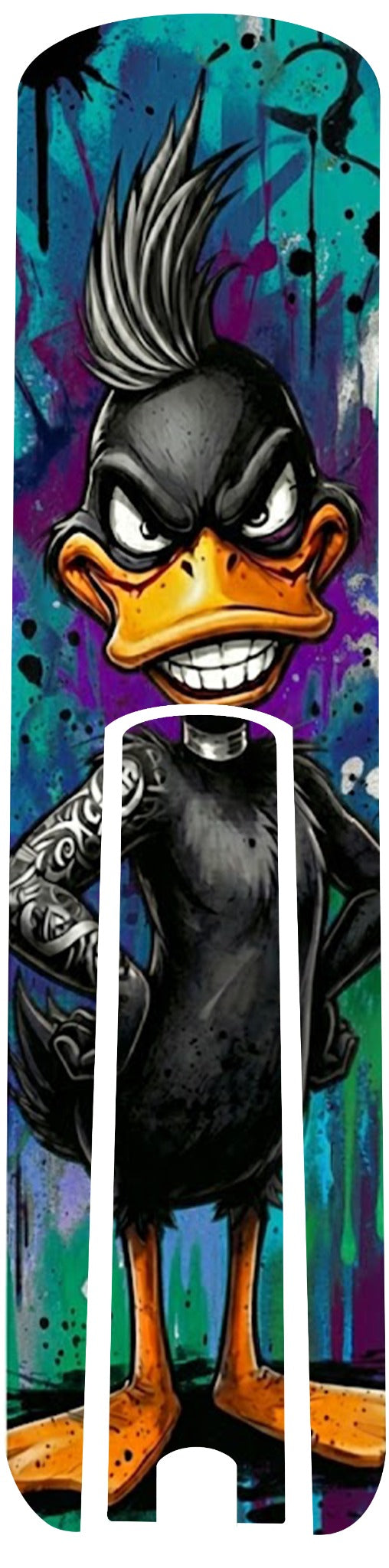 Punk Ente Türkis-Lila