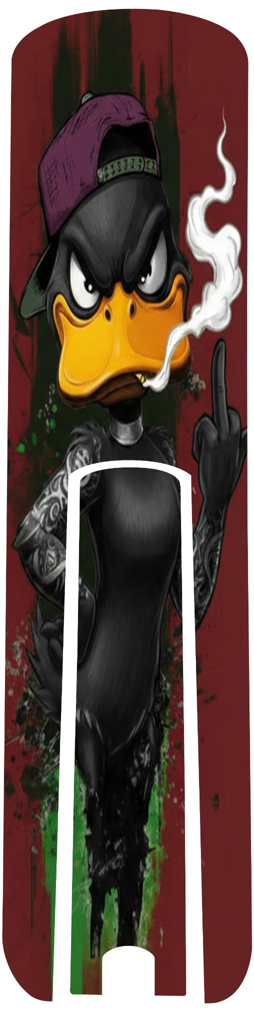 Punk Ente Rot mit Cap
