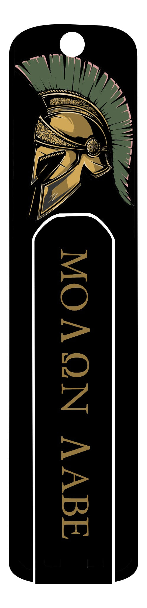 Spartaner MOLON LABE Oliv Gold